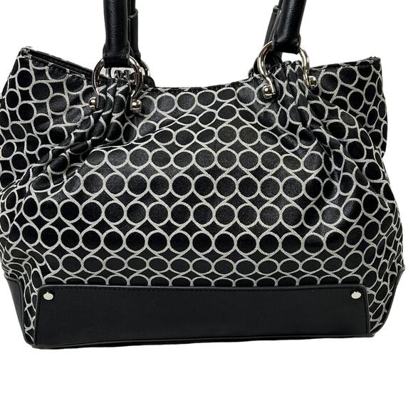 Nine West Black & White Shoulder Bag - Picture 2 of 10